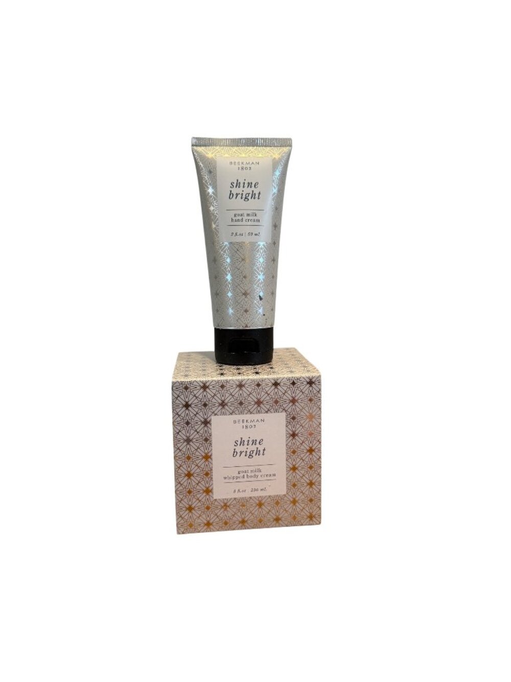 Beekman 1802 Shine Bright Goat Milk Whipped Body Cream & Hand Cream Set